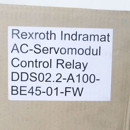 Rexroth Indramat AC Servo-control drive unit DDS02.2-A100-BE45-01-FW / Neu OVP - Maranos.de