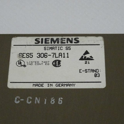 Siemens 6ES5306-7LA11 Simatic S5 6ES5 306-7LA11 E:03 - Maranos.de