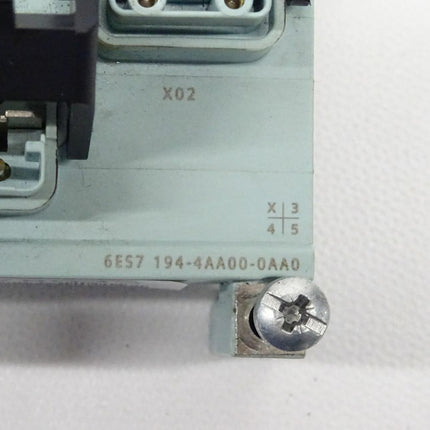 Siemens SIMATIC S7 6ES7194-4AA00-0AA0 E: 02 6ES7 194-4AA00-0AA0 Connecting Modul - Maranos.de