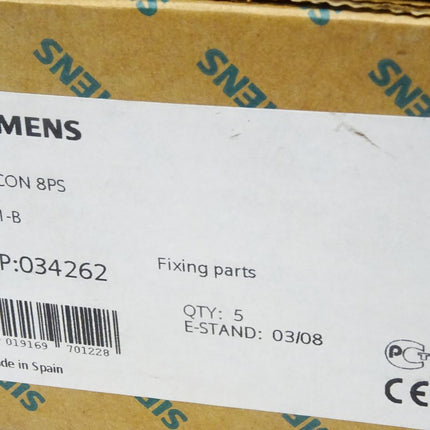 Siemens Sivacon 8PS BD01-B Fixing parts Befestigungsbügel / Inhalt : 5 Stück / Neu OVP - Maranos.de