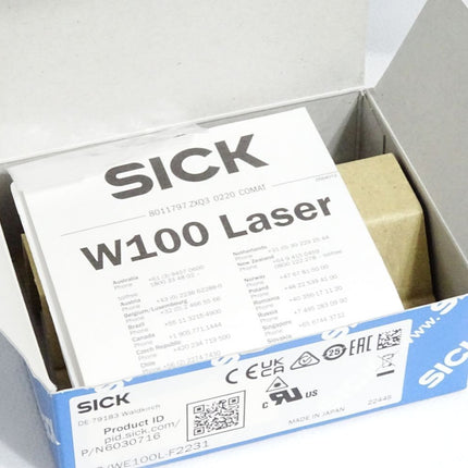 Sick 6030716 WS100L-F2231 + WE100L-F2231 Einweg-Lichtschranke Empfänger+Sender / Neu OVP - Maranos.de