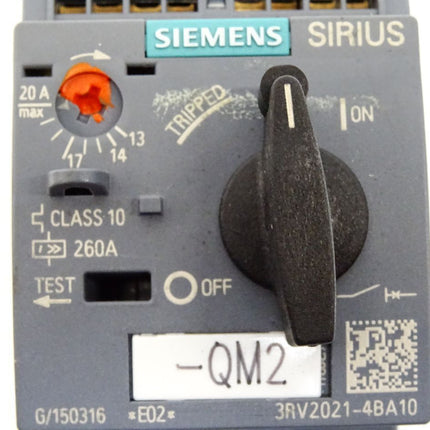 Siemens Sirius Leistungsschalter 3RV2021-4BA10 - Maranos.de