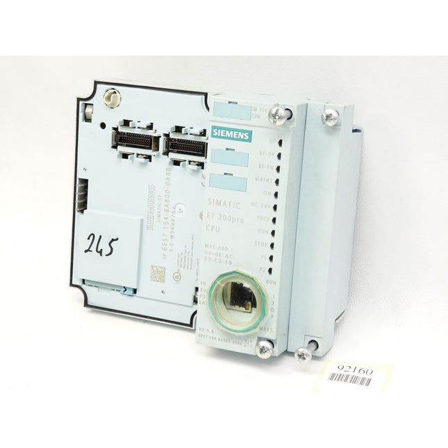 Siemens ET200pro SIMATIC DP IM154-8 PN/DP CPU 6ES7154-8AB00-0AB0 - Maranos.de