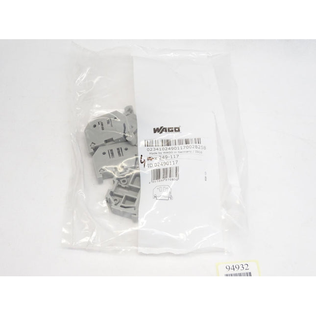 Wago Schraubenlose Endklammer 249-117 / Inhalt : 4 Stück / Neu OVP - Maranos.de