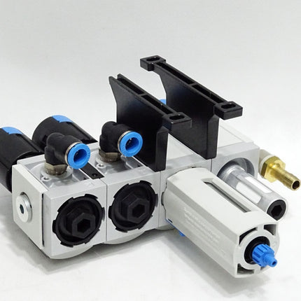 Festo 8040083 MS4-KOMB MS4-EM1-1/4 + MS4-LF-1/4-E-R-M + MS4-LRB-1/4-D7-AS + MS4-LRB-1/4-D7-AS/ Unbenutzt Halterung gebrochen - Maranos.de