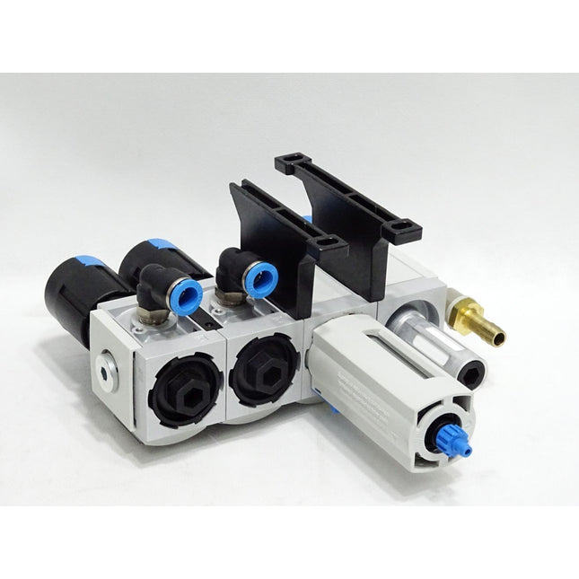 Festo 8040083 MS4-KOMB MS4-EM1-1/4 + MS4-LF-1/4-E-R-M + MS4-LRB-1/4-D7-AS + MS4-LRB-1/4-D7-AS/ Unbenutzt Halterung gebrochen - Maranos.de