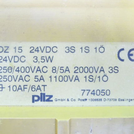 Pilz PNOZ 15 24VDC 3S 1S 1Ö / 774050 - Maranos.de
