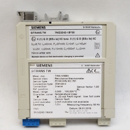 Siemens Sitrans TW 7NG3242-1BA00 / Neu OVP - Maranos.de