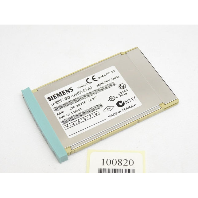Siemens 6ES7952-1AH00-0AA0 6ES7 952-1AH00-0AA0 Memory Card 256KB - Maranos.de