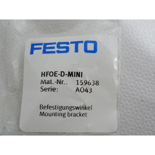 Festo 159638 HFOE-D-MINI Befestigungswinkel / Neu OVP - Maranos.de