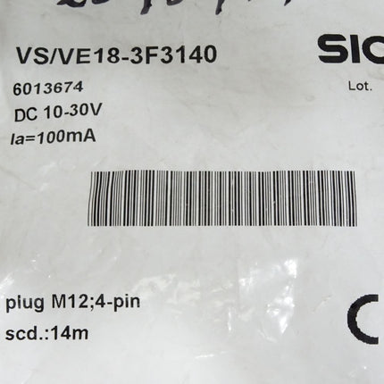 Sick 6013674 VS/VE18-3F3140 Rund-Lichtschranke / Neu OVP - Maranos.de