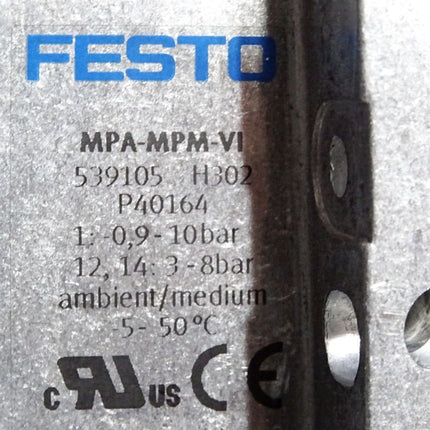Festo 539105 533373 659219 Endplatte für Ventilinsel MPA-MPM-VI - Maranos.de