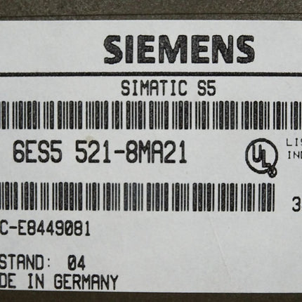 Siemens 6ES5521-8MA21 Sinaut TIM011B 6NH1804-2BB01-3CB2 - Maranos.de