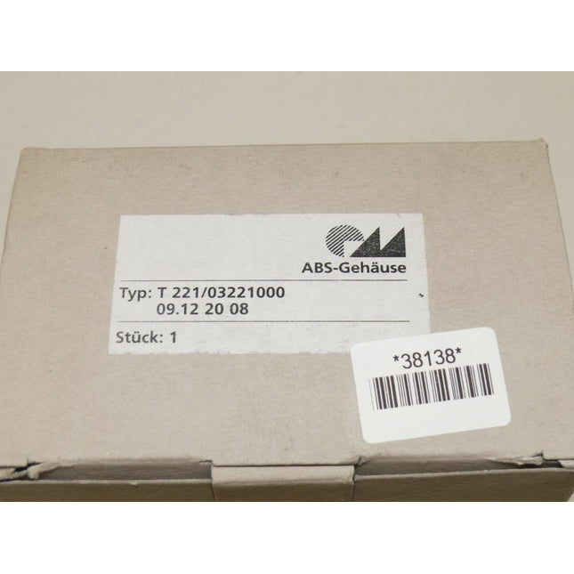 ABS-Gehäuse T211/03221000 Gehäuse Hellgrau 09.12 20 08 NEU-OVP - Maranos.de