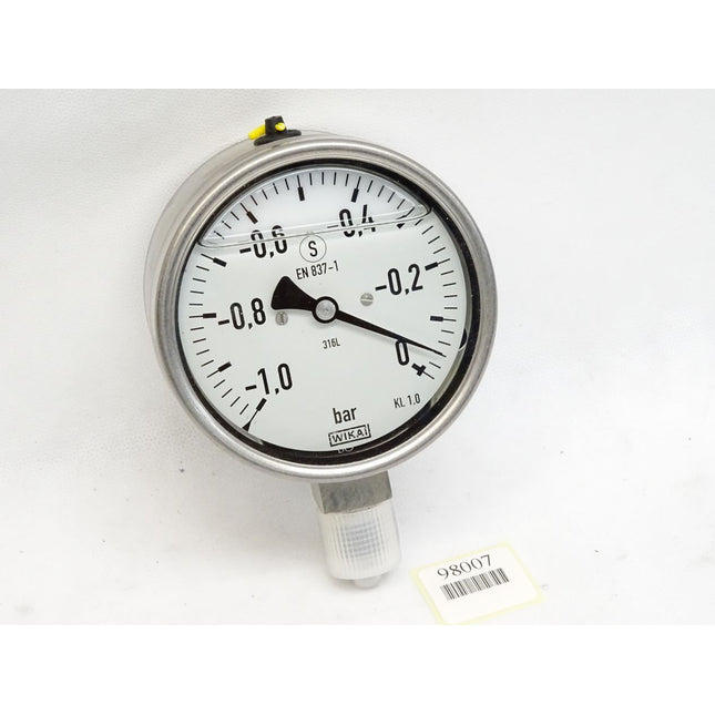 Wika -1.0...0 bar Glycerin-Manometer / Neu - Maranos.de