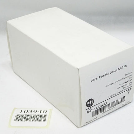 Allen Bradley 30mm Push-Pull Device 800T PB 800T-FXJQ24RA / Neu OVP versiegelt - Maranos.de
