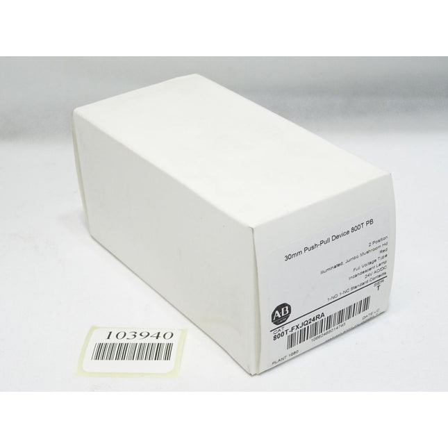 Allen Bradley 30mm Push-Pull Device 800T PB 800T-FXJQ24RA / Neu OVP versiegelt - Maranos.de