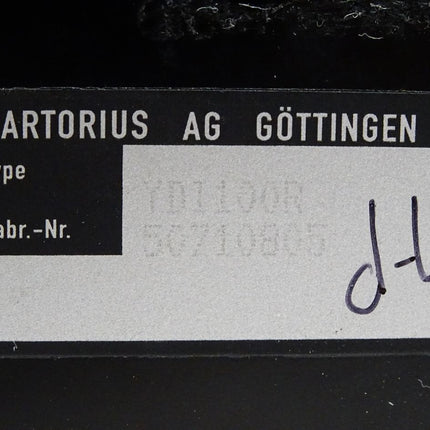 Sartorius YDI100 YDI100R Bedienterminal neuwertig - Maranos.de