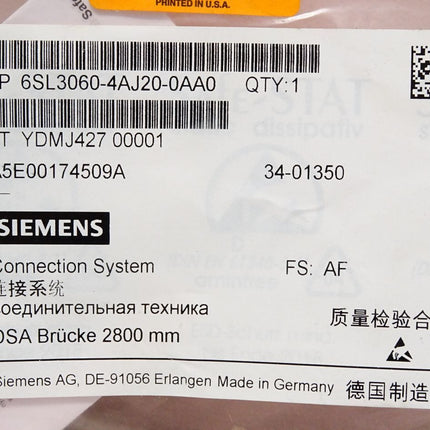 Siemens Drive-CLiQ Leitung 6SL3060-4AJ20-0AA0 / Neu OVP - Maranos.de