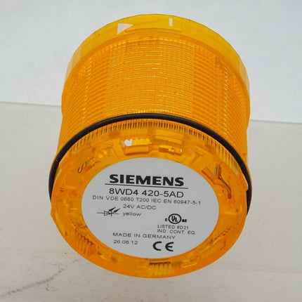 Siemens 8WD420-5AD / 8WD 420-5AD / Dauerlichtelement orange 24V AC/DC - Maranos.de