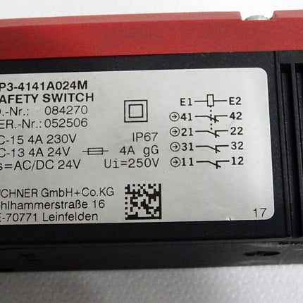Euchner safety Switch 084270 TP3-4141A024M Sicherheitsschalter - Maranos.de