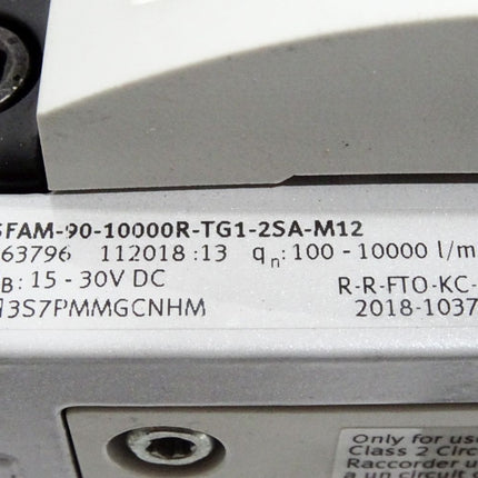 Festo 563796 Durchflusssensor SFAM-90-10000R-TG1-2SA-M12 / Unbenutzt - Maranos.de