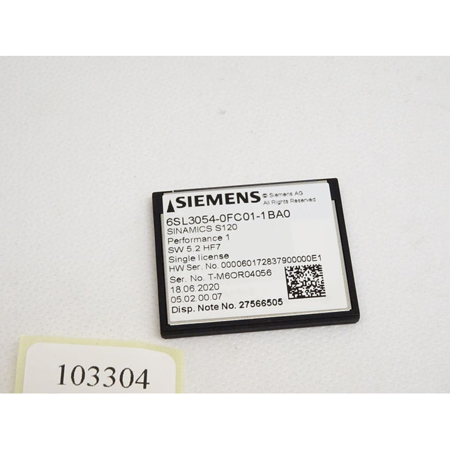 Siemens 6SL3054-0FC01-1BA0 SINAMICS S120 CompactFlash - Maranos.de