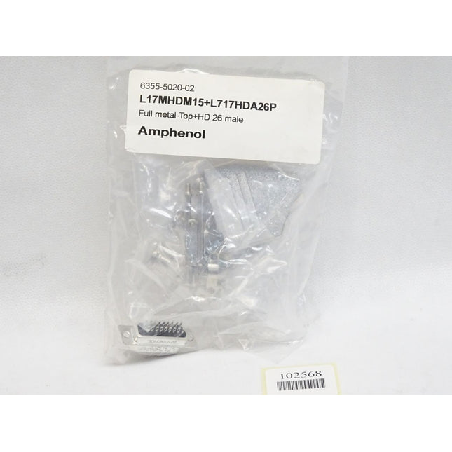 Amphenol Stiftleisten-Set 6355-5020-02 L17MHDM15+L717HDA26P / Neu OVP - Maranos.de