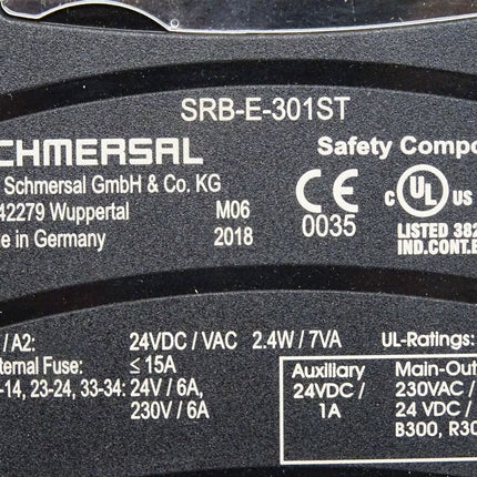 Schmersal SRB-E-301ST 31125020  Sicherheitsgerichteter taktiler Sensor  / Neu OVP - Maranos.de