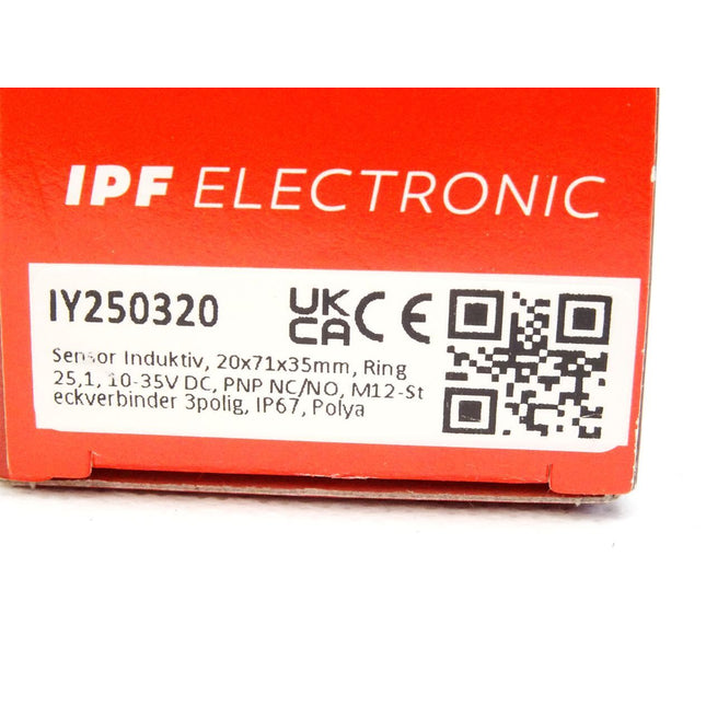 Ipf electronic Sensor Induktiv IY250320 / Neu OVP - Maranos.de