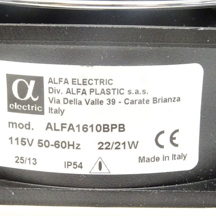 Alfa electric Lüfter ALFA1610BPB 22/21W / Neu OVP - Maranos.de