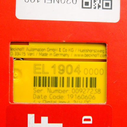 Beckhoff EL1904 digitale Eingangsklemme / Neu OVP versiegelt - Maranos.de