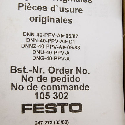 Festo Verschleißteile 105302 / Neu OVP - Maranos.de