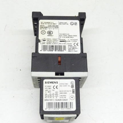 Siemens 3ZX1012-0RH11-1AA1 / 3ZX 1012-0RH11-1AA1 / 3RH1911-1GA04-3AA1 - Maranos.de