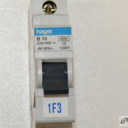 Hager B10 Schütz xM 609D1 / 13001 - Maranos.de