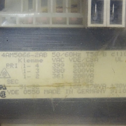 Siemens Trafo 4AM5066-2AB / Neu OVP - Maranos.de