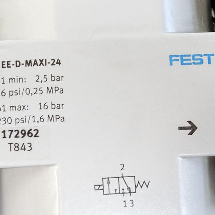 Festo 170683 HE-D-MAXI + 162596 LR-D-MAXI + 172962 HEE-D-MAXI-24 - Maranos.de