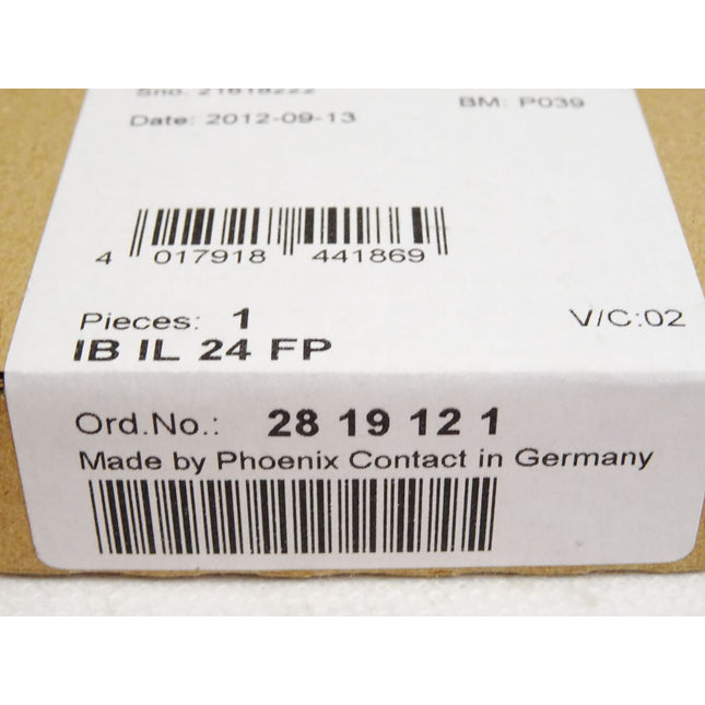 Phoenix Contact 2819121 IB IL 24 FP / Neu OVP - Maranos.de
