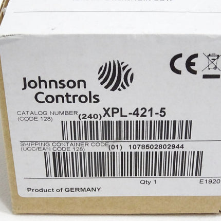 Johnson Controls XPL-421-5 / Neu OVP - Maranos.de