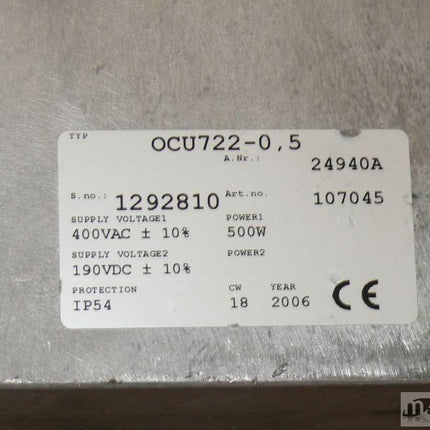 Lenze DETO OCU722-0,5 Deto OCU722 Steuerung - Maranos.de