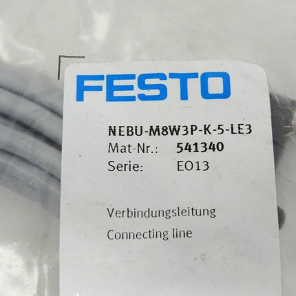 Festo 541340 NEBU-M8W3P-K-5-LE3 / neu OVP versiegelt - Maranos.de