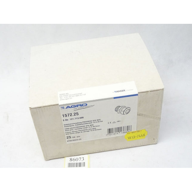 Agro 1572.25 / Kabelverschraubung GFK M25 12.5-20.5mm / Inhalt : 25 Stück / Neu OVP versiegelt - Maranos.de