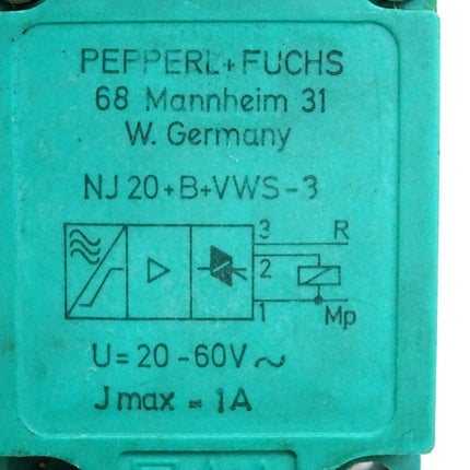 Pepperl+Fuchs NJ20+B+VWS-3 Induktiver Sensor - Maranos.de