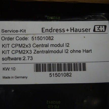 Endress+Hauser 51501082 / KIT CPM2x3 Zentralmodul I2 ohne Hart / Neu OVP - Maranos.de