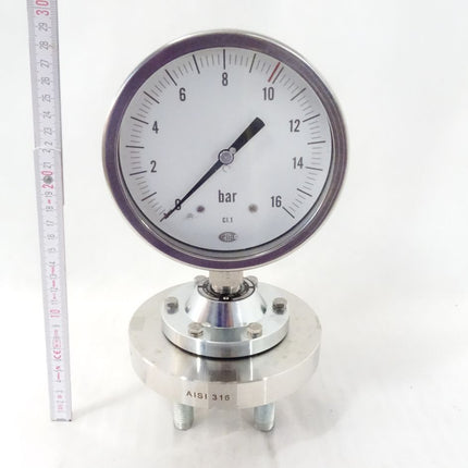 Wika Ettore Cella BN150 Manometer 0-16bar / Neu - Maranos.de