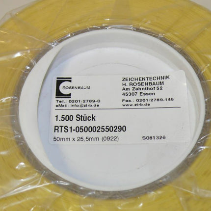 NEU Rosenbaum RTS1-050002550290 Etiketten - Maranos.de