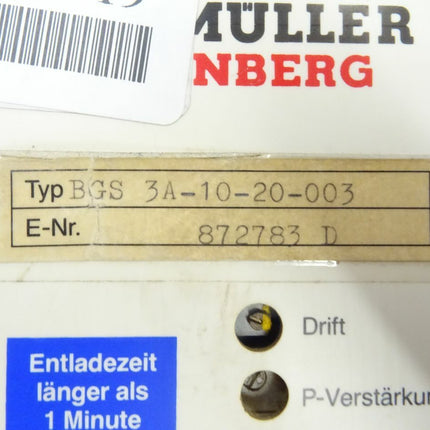 Baumüller BGS 3A-10-20-003 Servoantrieb Steuerung Servoregler-- - Maranos.de