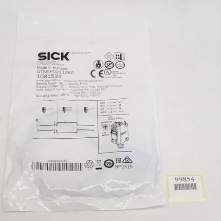 Sick 1081533 GTB6-P0211S60 Miniatur-Lichtschranke / Neu OVP - Maranos.de