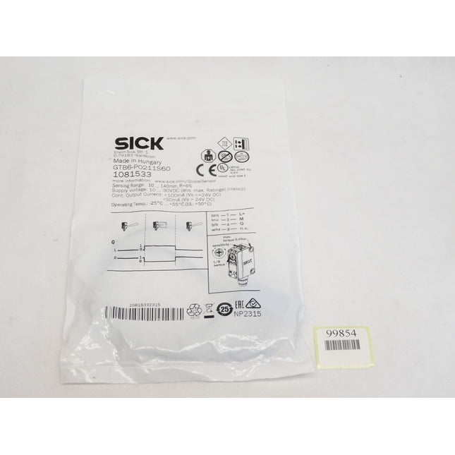Sick 1081533 GTB6-P0211S60 Miniatur-Lichtschranke / Neu OVP - Maranos.de