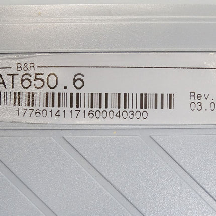 B&R 3AT650.6 Rev 03.00 2005 analog EIN 1x8 FeCuNi-L,...750C - Maranos.de